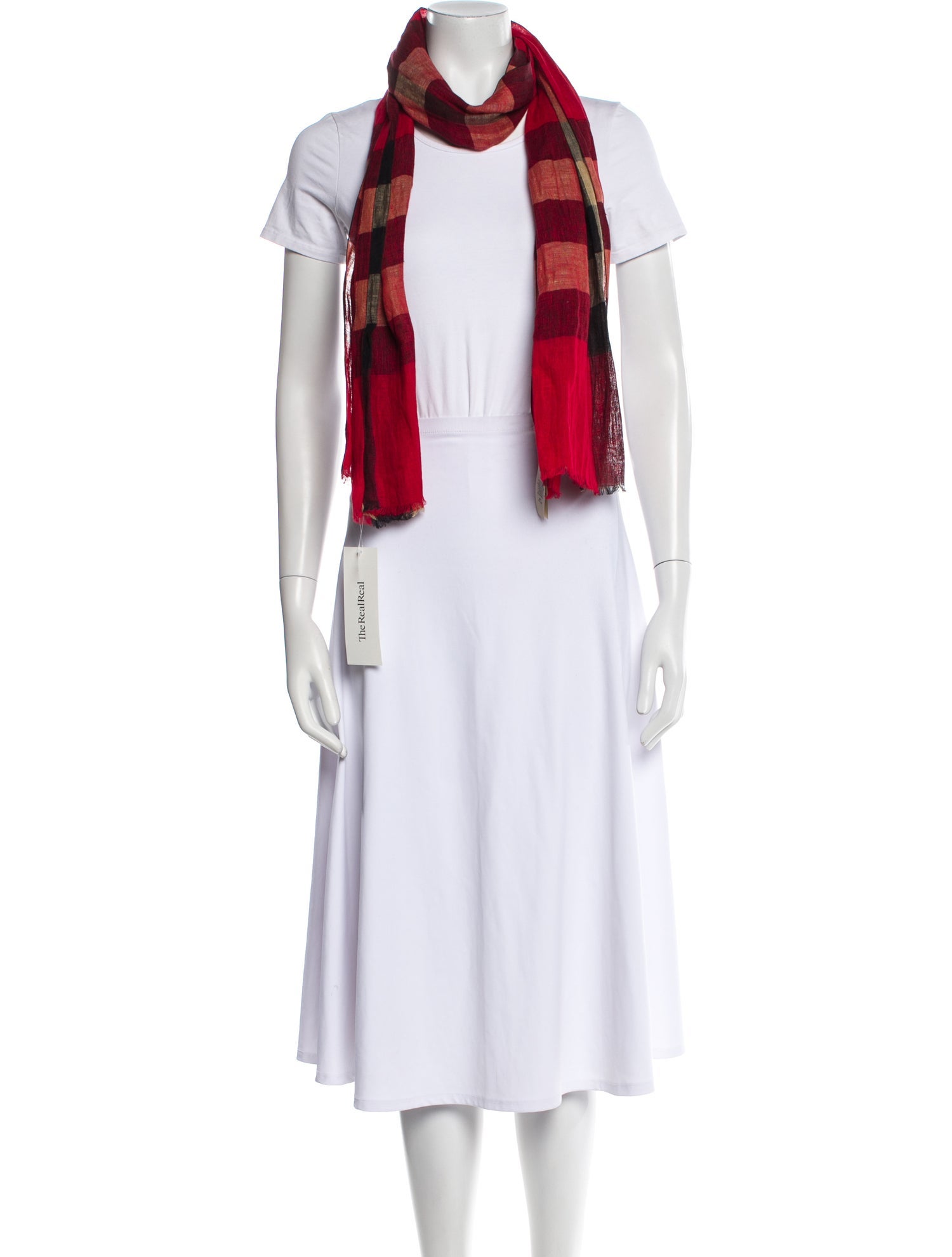 Burberry Lambswool House Check Pattern Scarf